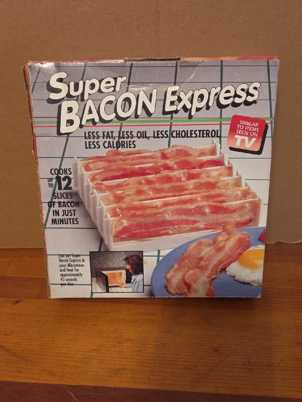 Super Bacon Microwave Express Bacon Cooker - Vintage